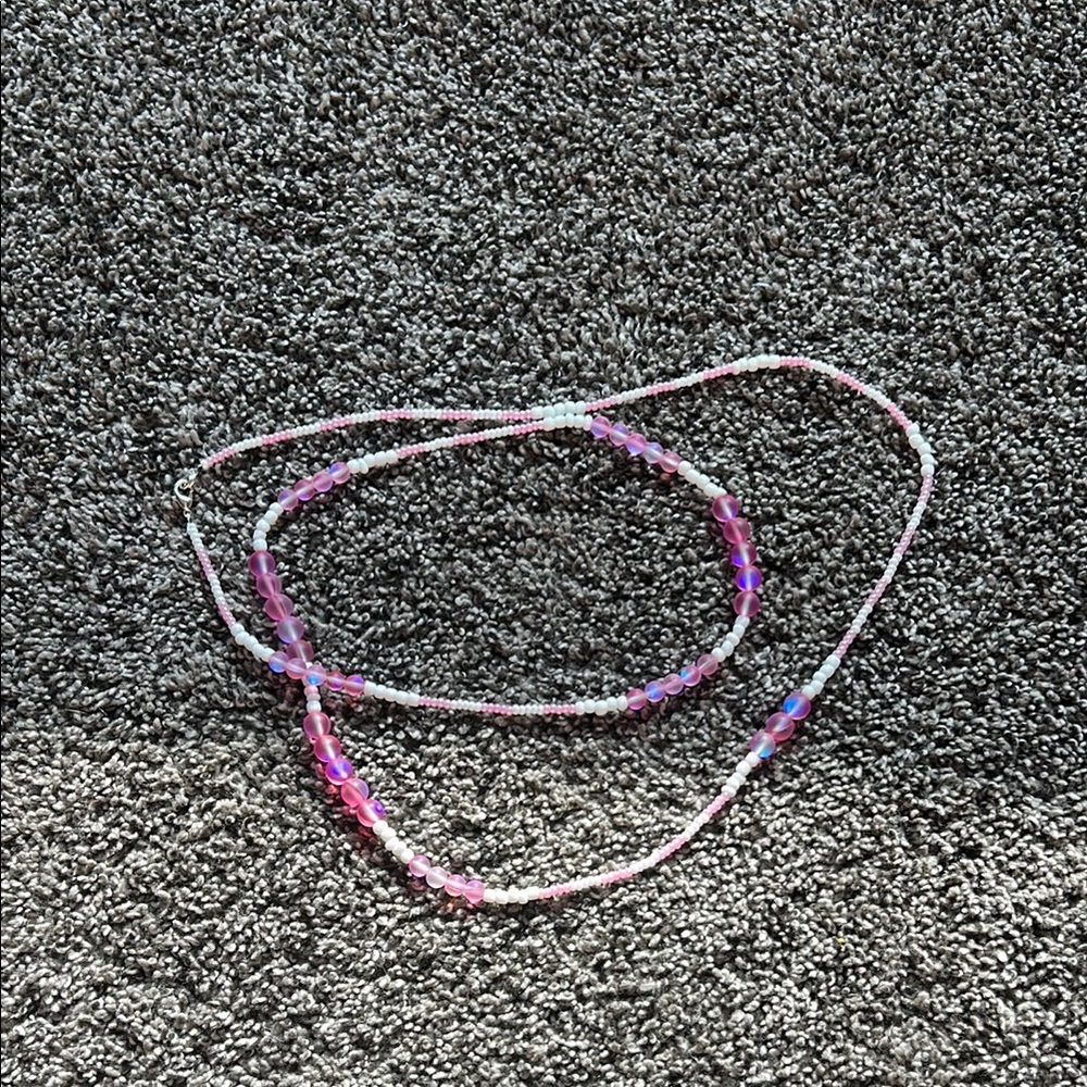 Pink waist chain